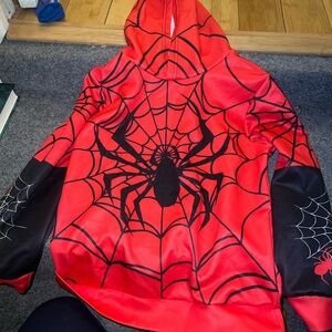 Red Spider Web Hoodie